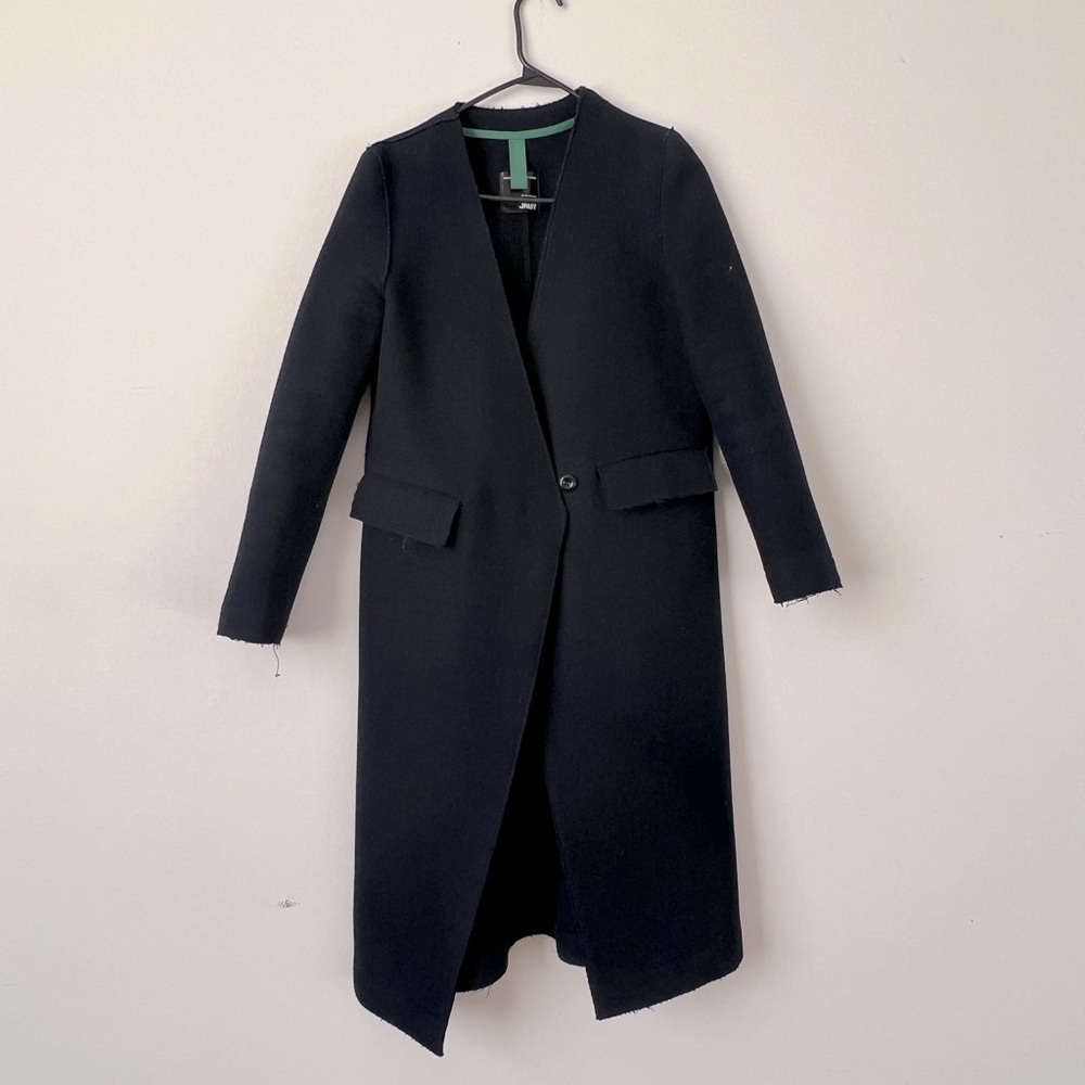 JNBY Wool Raw cut Long Coat
